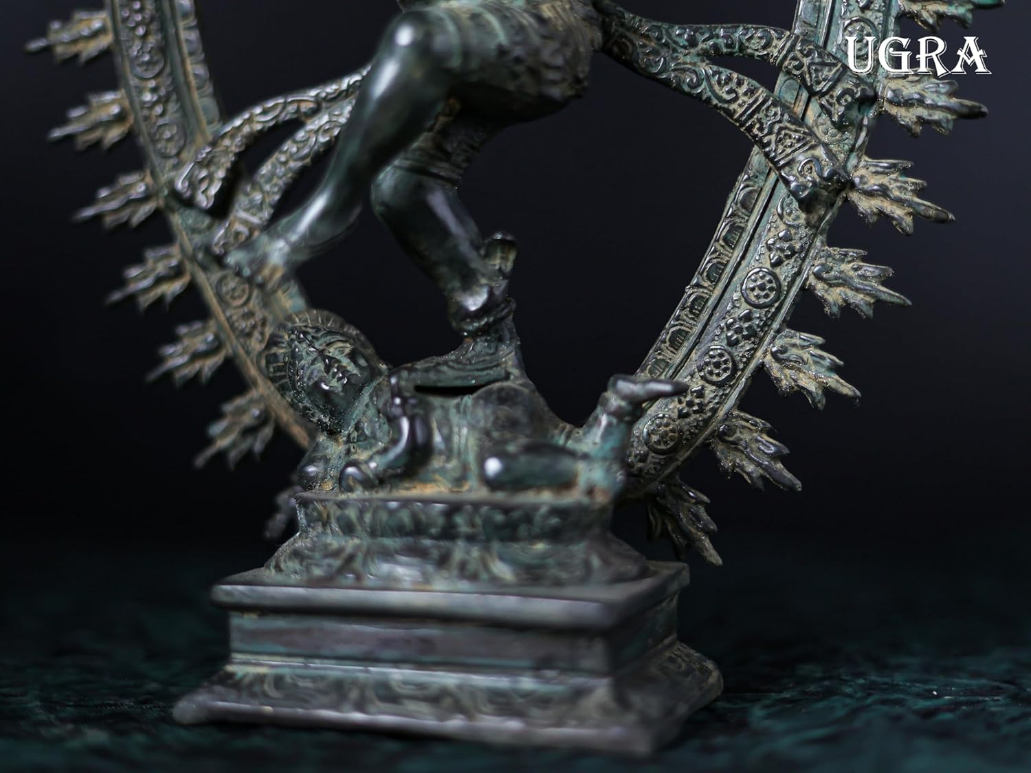 Shivaji Arts 32 CM Dancing Ganesha Idol – Antique Bronze Ganesh Statue for New Beginnings and Housewarming Gifts