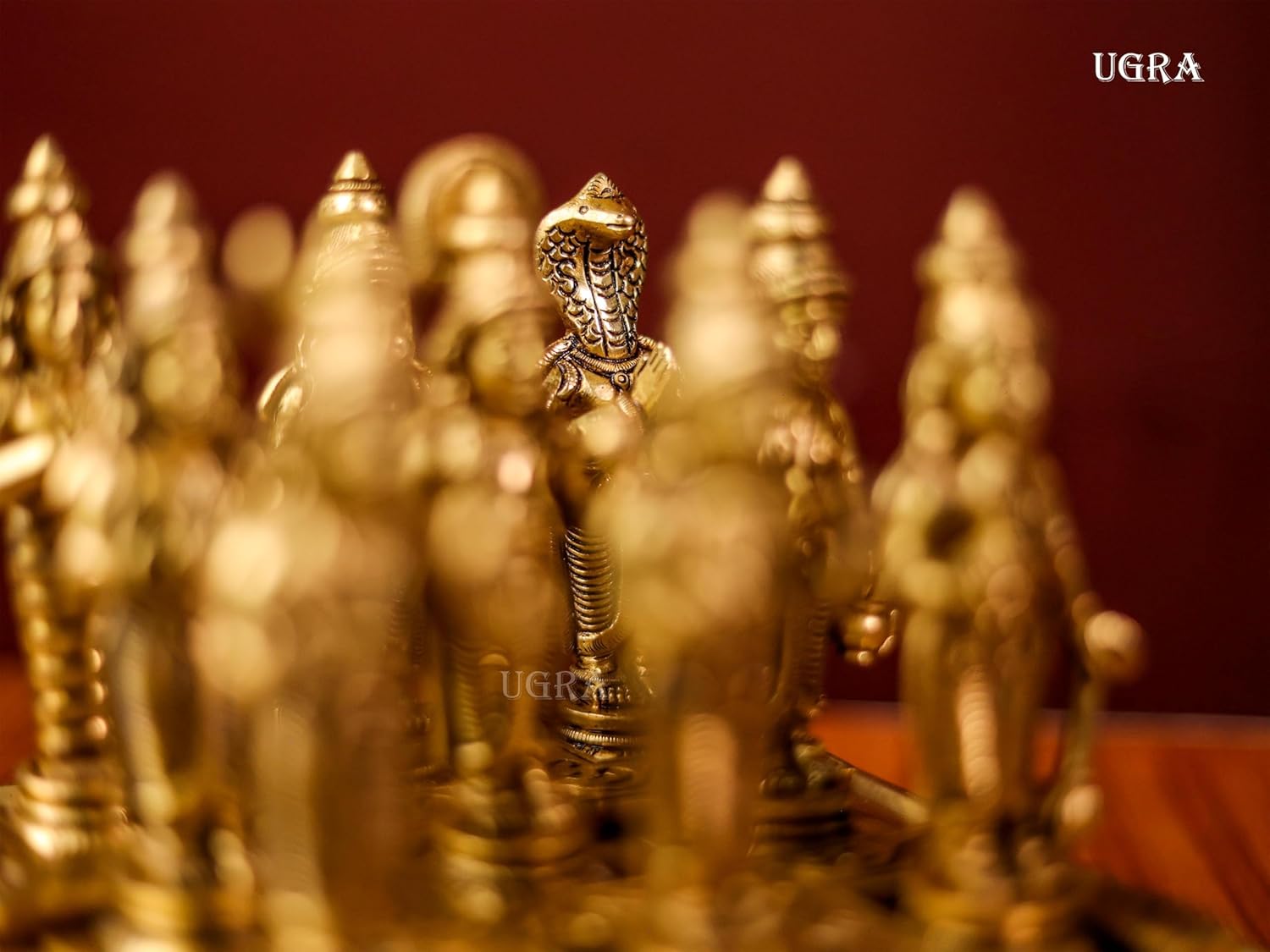 Brass Navgrah Statue Set, 9 Nav grah Brass Statues, Navagrah Statues in Brass, Brass Kundli Navagraha Statues Set, Navgraha Brass God Idols | Diwali Statue | Home Decor| Housewarming Gift