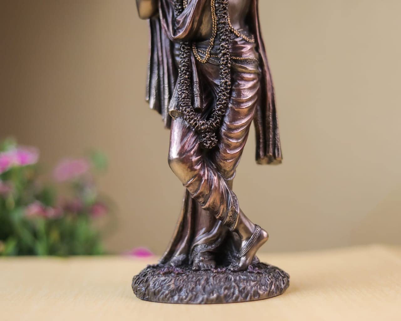 Lord Krishna Statue Bonded Bronze 10 Inch