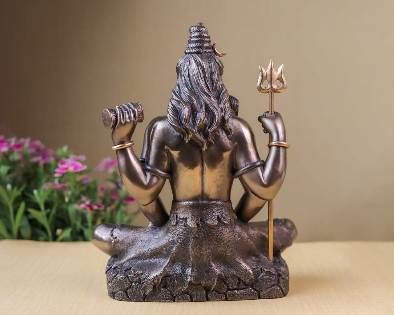 Shiva Statue Bonded Bronze 8 Inch