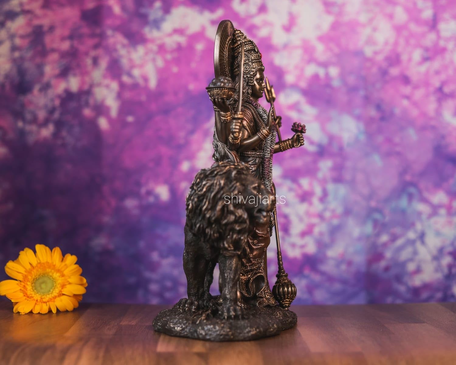 Shivaji Arts Durga Statue, Goddess Durga Statue, Durga for Altar, Parvati Statue, Shiva Statue, Durga Maa, Adishakti Statue, Kali, Durga Devi, 11"