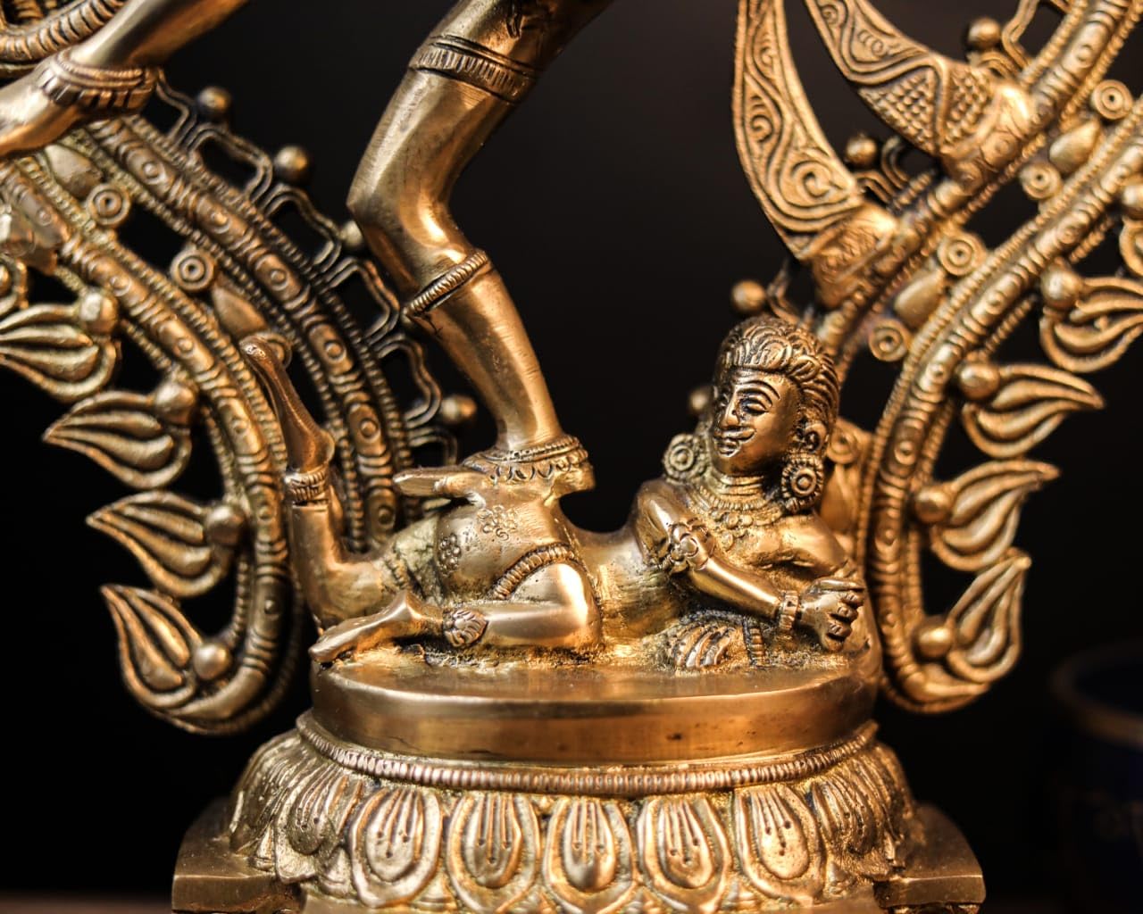 Shivaji Arts Dancing Shiva Nataraja Statue Large, Dancing Shiva Natraj Statue, 56 cm Big Size Brass Lord Shiva Natraja Sculpture, Shiv Nataraj Figurine.