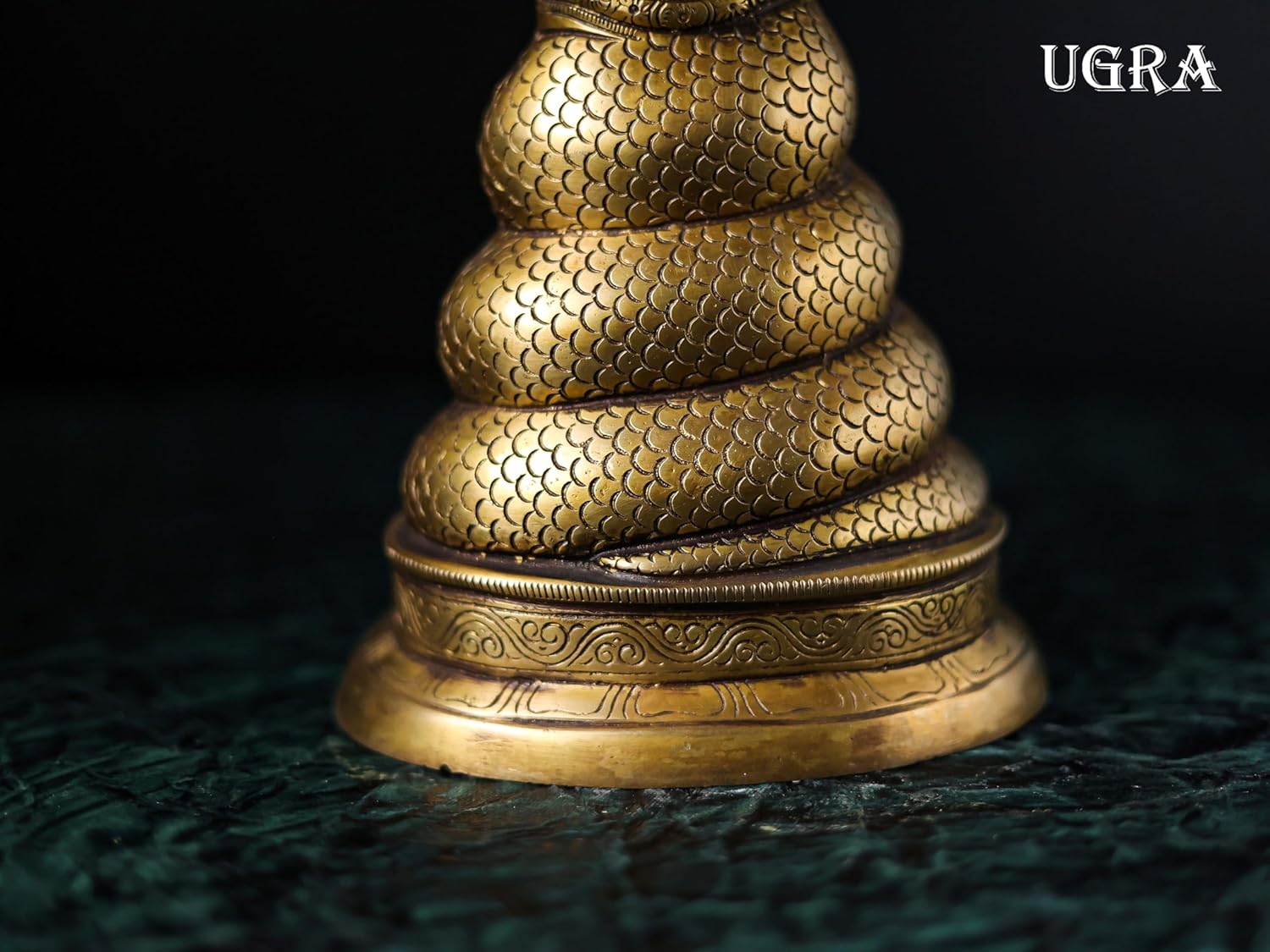 Shivaji Arts Brass Patanjali Statue 15 Inch Yoga God Idol for Schools & Practitioners